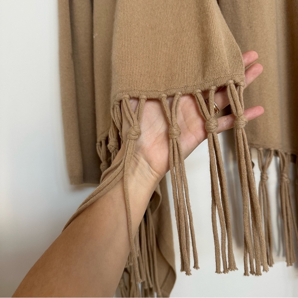 Ply Cashmere Fringe Cardigan Sweater Size Small - Picture 4 of 8
